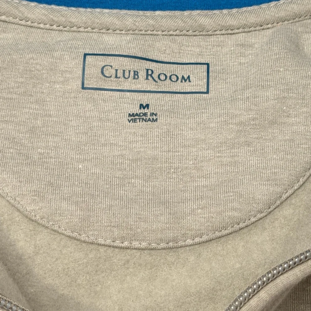 Club Room Men's Tri-Tone Fleece Hang Sweater - Light Gray, Dark Blue, Sky Blue‎